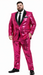 Mens Sequin Suit - Sparkly Suit - Pink Fabric Glitter Suit