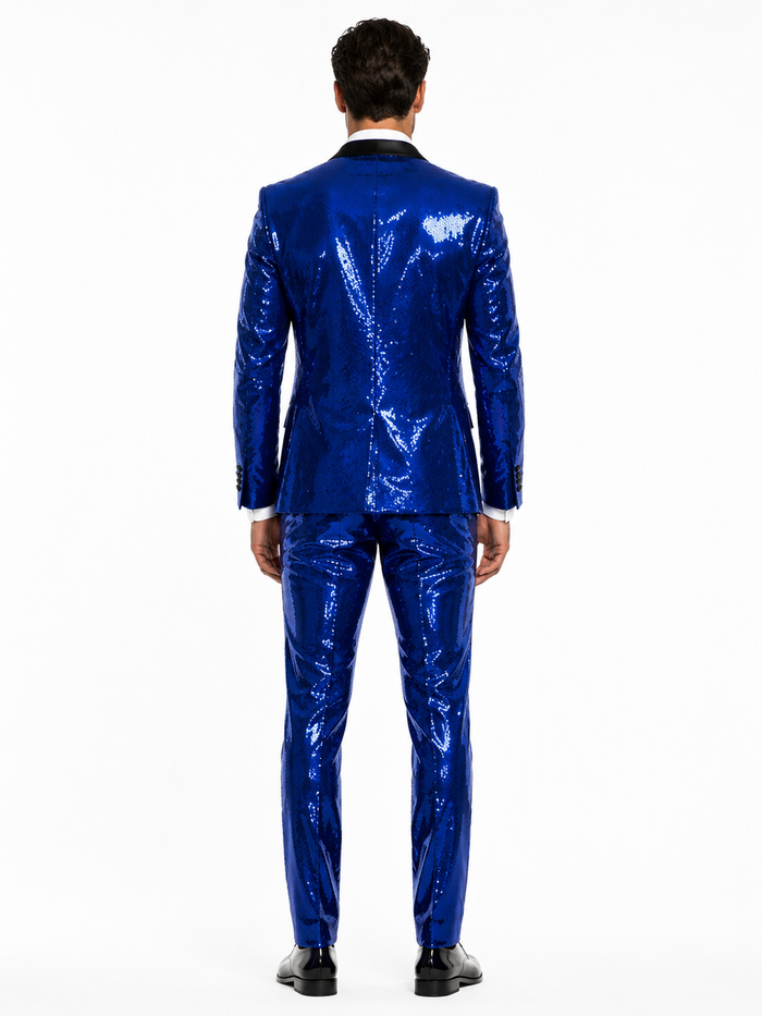 Mens Sequin Suit - Sparkly Suit - Pink Fabric Glitter Suit