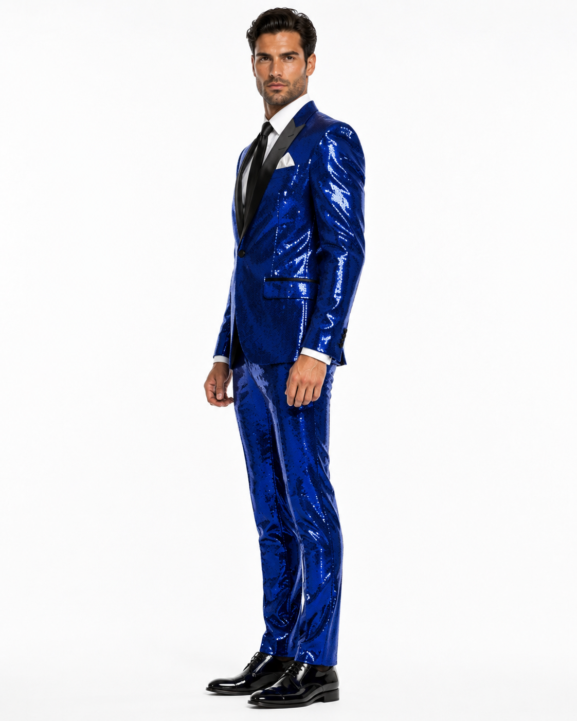Mens Sequin Suit - Sparkly Suit - Pink Fabric Glitter Suit