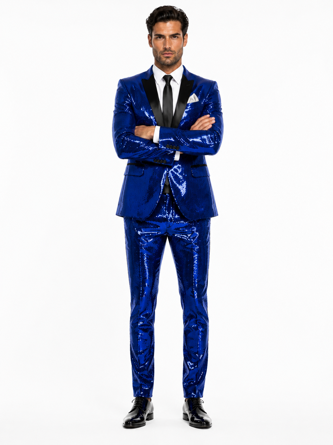 Mens Sequin Suit - Sparkly Suit - Pink Fabric Glitter Suit
