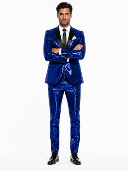 Mens Sequin Suit - Sparkly Suit - Pink Fabric Glitter Suit