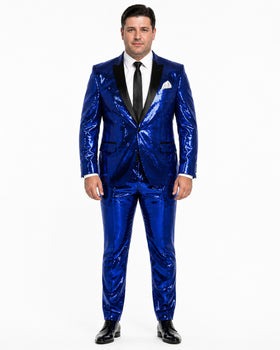 Mens Sequin Suit - Sparkly Suit - Pink Fabric Glitter Suit