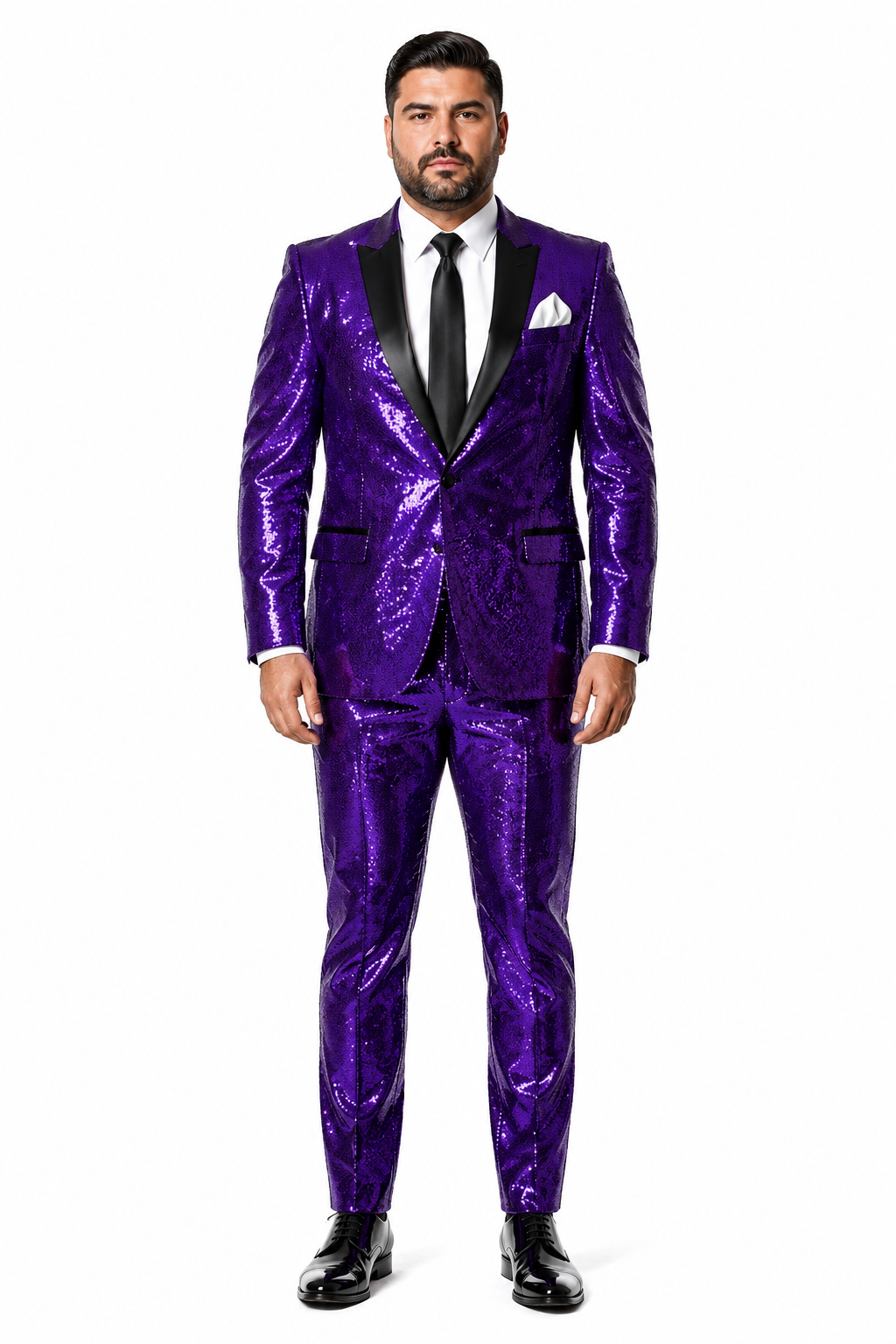 Mens Sequin Suit - Sparkly Suit - Pink Fabric Glitter Suit