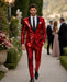 Mens Sequin Suit - Sparkly Suit - Pink Fabric Glitter Suit