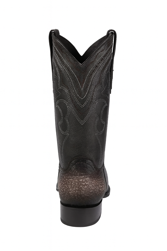 Men's Shark Skin Boots Grey European Toe - Image 4