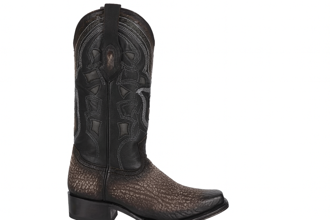 Men's Shark Skin Boots Grey European Toe