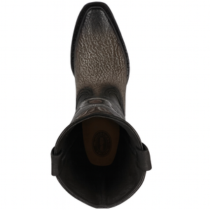 Men's Shark Skin Boots Grey European Toe