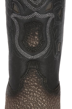 Men's Shark Skin Boots Grey European Toe - Image 6