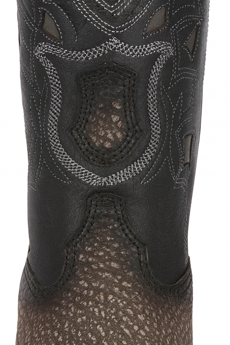 Men's Shark Skin Boots Grey European Toe