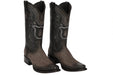 Men's Shark Skin Boots Grey European Toe