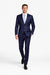 Mens Sharkskin Suits Two Button Suit New Edition Shiny Flashy Sharkskin Dark Navy Blue Suit For Men