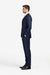 Mens Sharkskin Suits Two Button Suit New Edition Shiny Flashy Sharkskin Dark Navy Blue Suit For Men