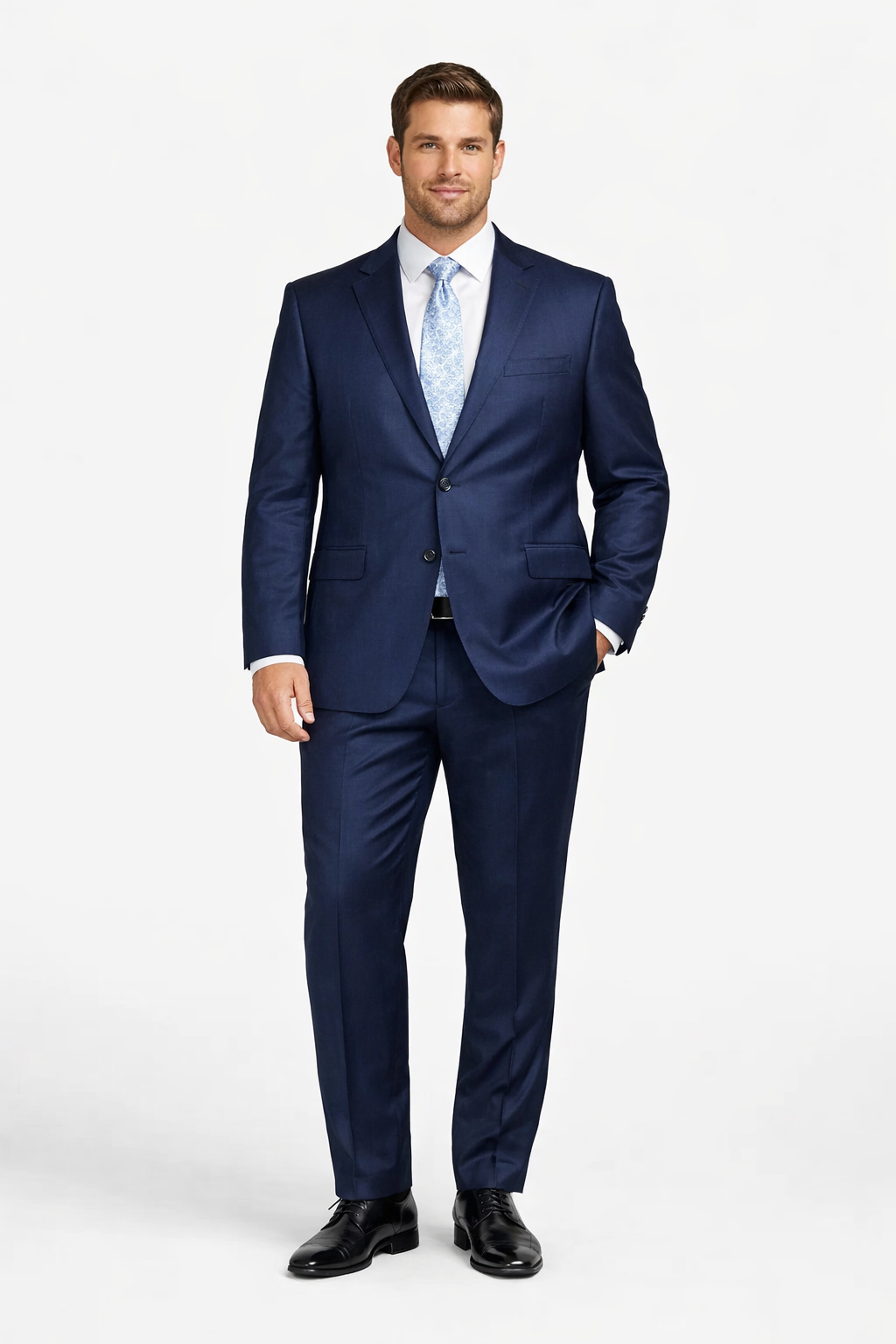 Mens Sharkskin Suits Two Button Suit New Edition Shiny Flashy Sharkskin Dark Navy Blue Suit For Men