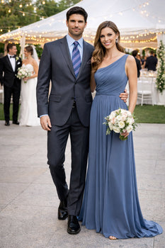 Mens Sharkskin Suits Two Button Suit New Edition Shiny Sharkskin Charcoal - Color: Dark Grey Suit