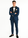 Men's Shawl Lapel 2 Piece  Slim Fit Dark Navy Blue Suit For Men Tuxedo Suit Indigo ~ Bright Blue ~ Cobalt blue ~ Teal