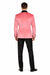 Mens Shawl Lapel One Button Pink Colour