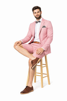 Mens Short Pants Suit Set Mens Suit For Men Pink MensUSA Mens Short Pants Suit Set Mens Suit For Men Pink MensUSA