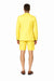 Mens Short Pants Suit Set Mens Yellow Suit For Men Two Button