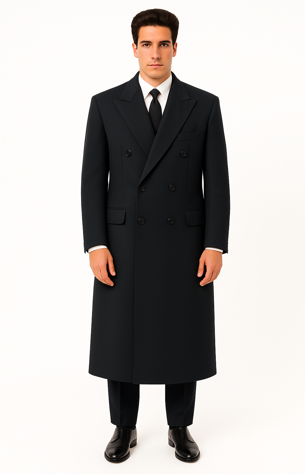  Fully Lined Men'S Overcoat 
