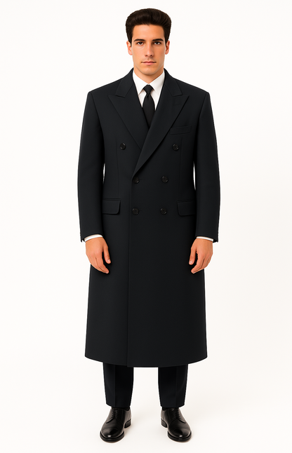  Fully Lined Men'S Overcoat 