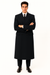 Men'S Six Buttons Black Fully Lined Men'S Overcoat Long Coats Winter Men'S Topcoat Sale