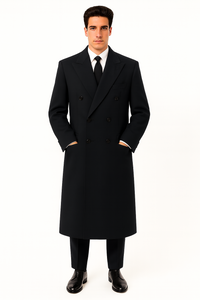  Fully Lined Men'S Overcoat 
