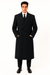 Men'S Six Buttons Black Fully Lined Men'S Overcoat Long Coats Winter Men'S Topcoat Sale