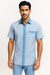 Men’s Houndstooth Walking Suit by Dreams by Zacchi – 2 Piece Lei sure Set in Skyblue- $99