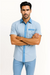 Men’s Houndstooth Walking Suit by Dreams by Zacchi – 2 Piece Lei sure Set in Skyblue- $99