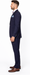 Men’s Slim Fit 100% Wool Suit by Rossiman Rossi – Peak Lapel Jacket & Plum Tapered Pants