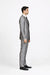 Men'S Slim Fit Grey Charcoal Shiny Sharkskin Suit