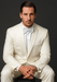 Men's Slim Fit One Button Satin Trim Peak Lapel Prom & Wedding Tuxedo In Ivory