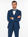 Men'S Slim Fit Suits Three Piece Cobalt ~ Indigo ~ Bright Blue ~ Teal ~ Slate Blue Vested Suit