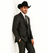 Men's Slim Fit Trimmed Two Tone Blazer/affordable suits online sale/Tuxedo - Black