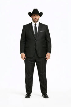 Men's Slim Fit Trimmed Two Tone Blazer/affordable suits online sale/Tuxedo - Black