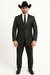 Men's Slim Fit Trimmed Two Tone Blazer/affordable suits online sale/Tuxedo - Black
