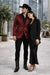 Men's Slim Fit Western Blazer Sport Coats Burgundy Sacos Vaqueros Para Hombre