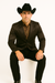 Men's Slim Fit Western Blazer Sport Coats Charcoal Sacos Vaqueros Para Hombre
