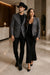 Men's Slim Fit Western Blazer Sport Coats Charcoal Sacos Vaqueros Para Hombre