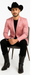 Men's Slim Fit Western Blazer Sport Coats Mauve Sacos Vaqueros Para Hombre