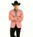 Men's Slim Fit Western Blazer Sport Coats Mauve Sacos Vaqueros Para Hombre