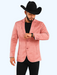 Men's Slim Fit Western Blazer Sport Coats Mauve Sacos Vaqueros Para Hombre