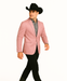 Men's Slim Fit Western Blazer Sport Coats Mauve Sacos Vaqueros Para Hombre