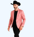 Men's Slim Fit Western Blazer Sport Coats Mauve Sacos Vaqueros Para Hombre