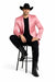 Men's Slim Fit Western Blazer Sport Coats Mauve Sacos Vaqueros Para Hombre