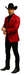 Men's Slim Fit Western Blazer Sport Coats Red Sacos Vaqueros Para Hombre