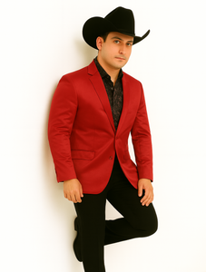 Men's Slim Fit Western Blazer Sport Coats Red Sacos Vaqueros Para Hombre - Image 3
