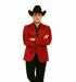 Men's Slim Fit Western Blazer Sport Coats Red Sacos Vaqueros Para Hombre