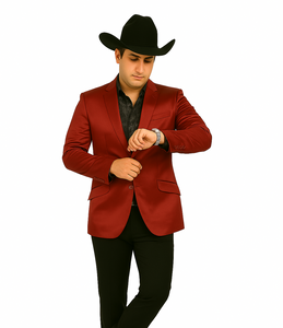 Men's Slim Fit Western Blazer Sport Coats Red Sacos Vaqueros Para Hombre - Image 6