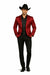 Men's Slim Fit Western Blazer Sport Coats Red Sacos Vaqueros Para Hombre